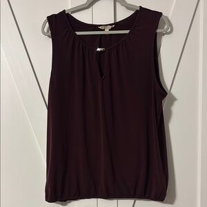 Sleeveless Top - Burgundy